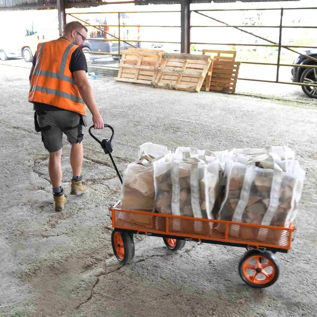 Forest Master FM-CART Gartenwagen mit Netzseiten