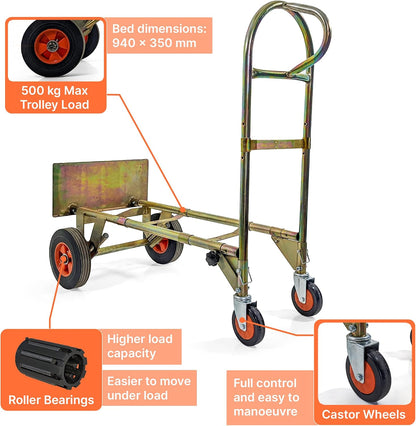 Forest Master Zero Pro Sackkarre, 500 kg, klappbar