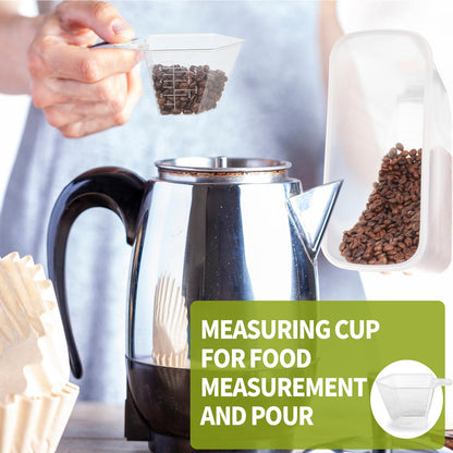 Skroam Müslibehälter, 6 Stück, luftdichte Frischhaltedosen mit Deckel, Kunststoff, Müsli-Spender für Küche und Speisekammer, Organizer und Aufbewahrung, Messbecher und 20 Etiketten