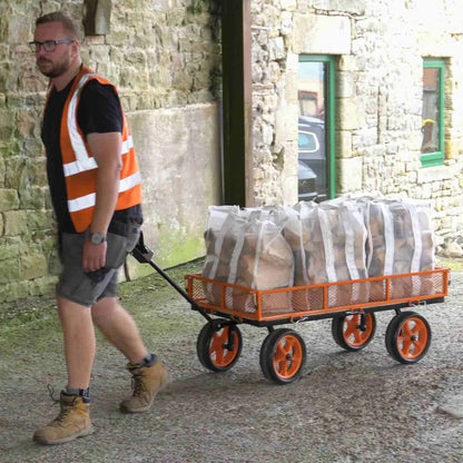 Forest Master FM-CART Gartenwagen mit Netzseiten