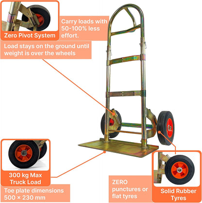Forest Master Zero Pro Sackkarre, 500 kg, klappbar