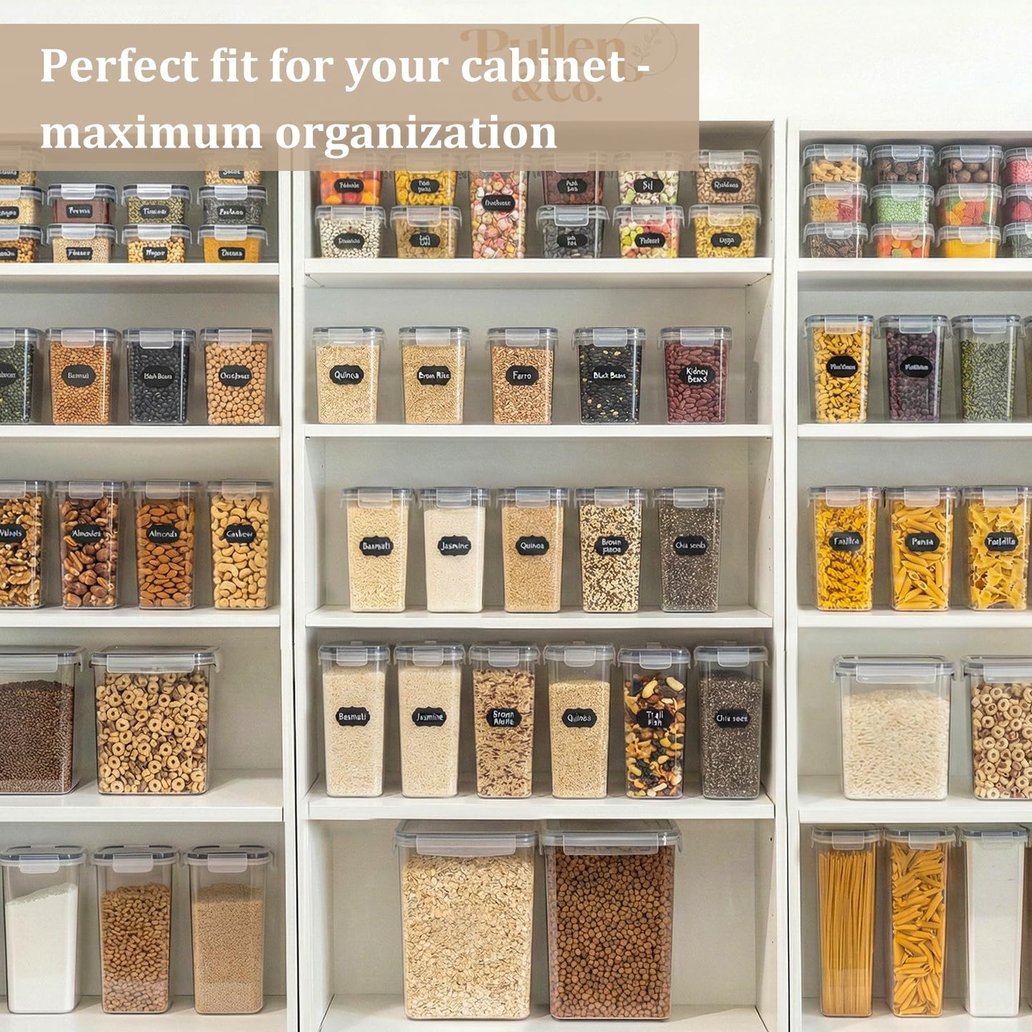 GoMaihe Vorratsdosen mit deckel luftdicht 12er-Set: Aufbewahrungsbox Küche Klein 800ml mit Etiketten | Lebensmittelbehälter für Müsli Zucker und Gewürze | BPA-FREI | Spülmaschinenfest