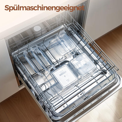 ComSaf Mehl Aufbewahrung 2.5L 3Pcs, Vorratsdosen mit Deckel luftdicht, Vorratsbehälter, luftdichte Aufbewahrungsbox, Aufbewahrungsdosen Küche, Lebensmittelaufbewahrung für Mehl, Reis, Müsl, Mandelmehl